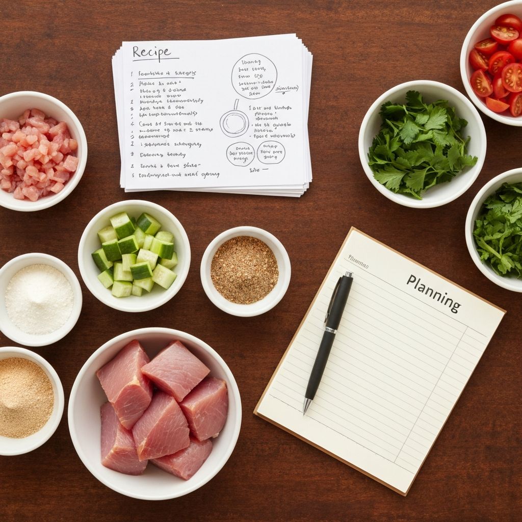 Organized meal planning